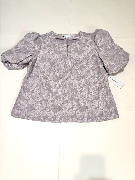 Liz Claiborne Tops - Liz Claiborne Light Lilac Floral Textured Top